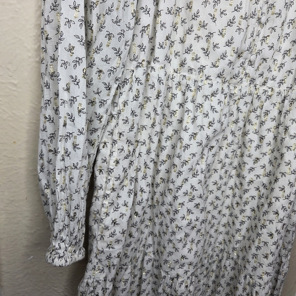 Old Navy Womens Prairie Tiered Maxi Dresses SizeMedium Print Gold Cottagecore - Picture 9 of 16